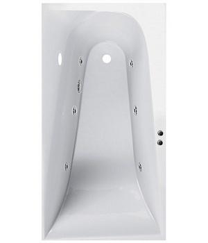 Ванна Boomerang Vayer 190x90 (Левая) с гидромассажем Ванна Boomerang Vayer 190x90 (Левая) с гидромассажем